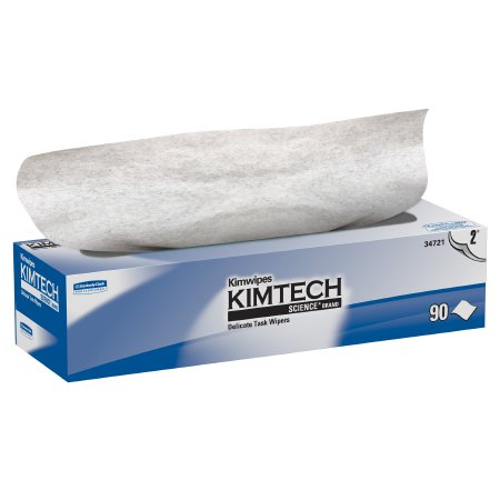 Towel Paper KayDry Delicate Task Wipe Kimtech Science Kimwipes Light Duty White NonSterile 2 Ply Tissue 14-7/10 X 16-3/5 Inch Disposable (92/BX 15BX/CS) by Kimberly-Clark Professional/Consumer  ID 34721